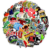 Fashion Skateboard 100 Stickers